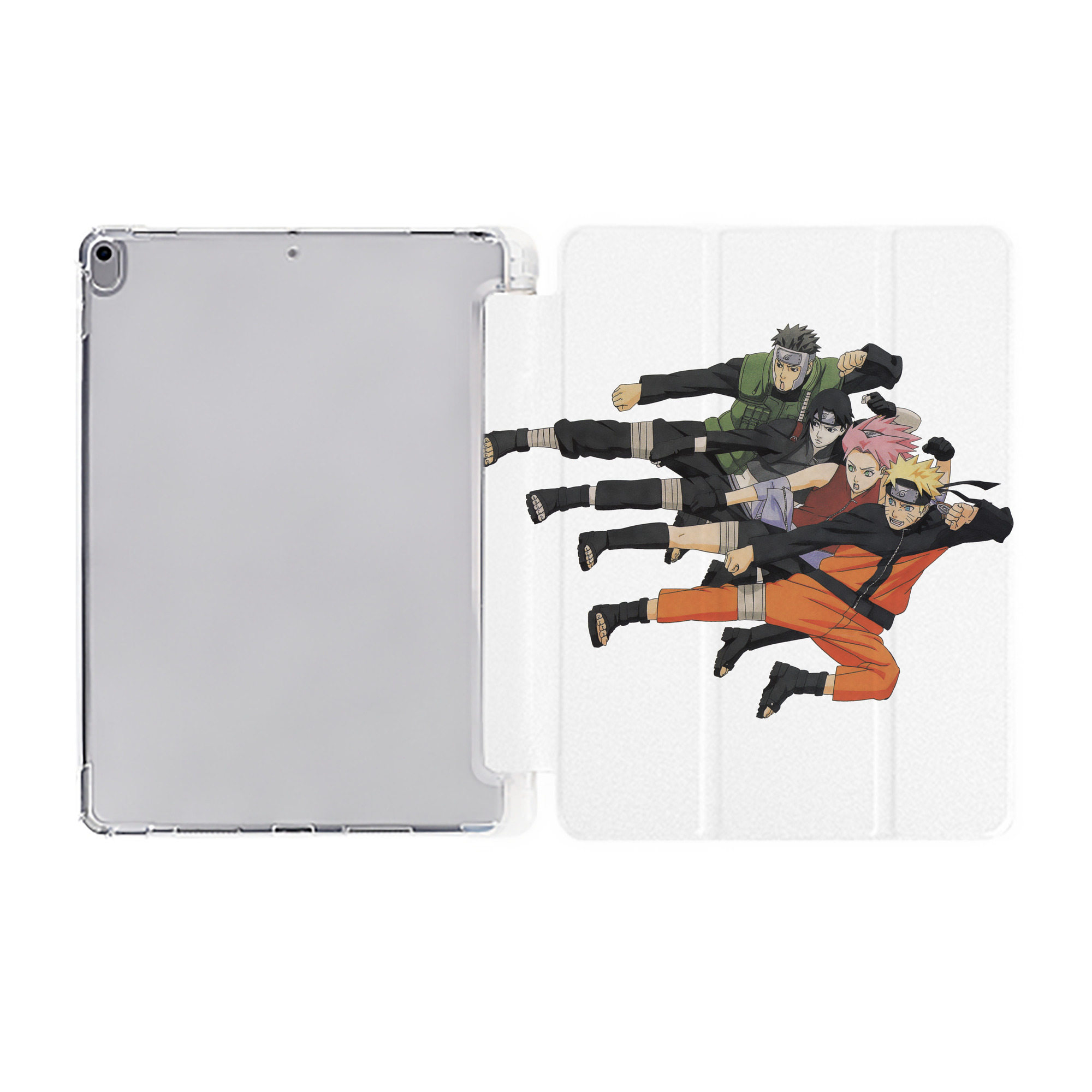 （画像用） NARUTO -ナルト- うずまき ナルト Uzumaki Naruto IPad ケース ペン収納付き 三つ折りスタンド PUレザー×シリコン 対応機種9.5/10.5/10.9インチ